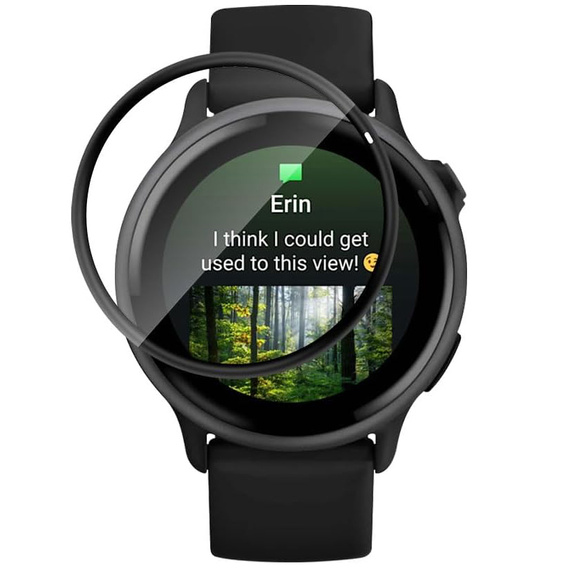 2x Szkło Hybrydowe ERBORD do Garmin Vivoactive 6