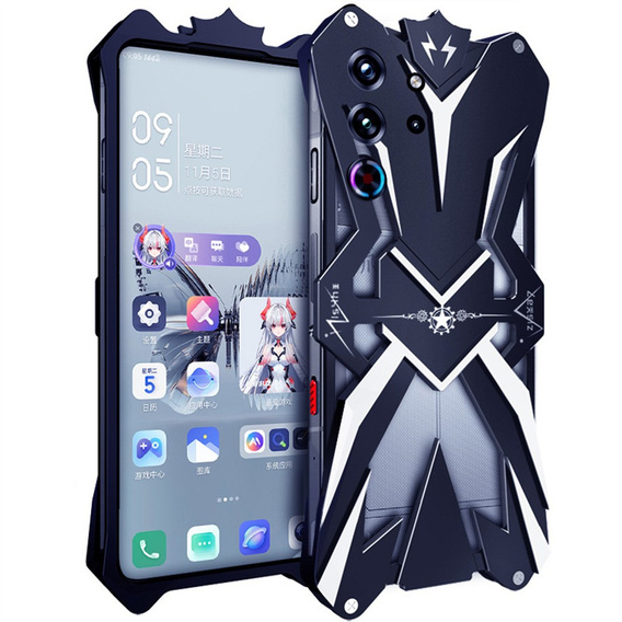 Etui pancerne do Redmagic 10 Pro+, Aluminum Alloy, czarne