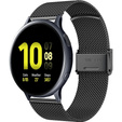 Bransoleta Milanese + Etui z osłoną na ekran do Samsung Galaxy Watch Active 2 44mm, Czarny