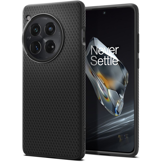 Etui Spigen Liquid Air OnePlus 12 5G czarne – smukłe i ochronne TPU