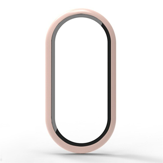 2w1 Etui + Szkło Hartowane do Xiaomi Smart Band 10 / 9 / 8, Różowe