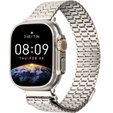 Stalowa Bransoleta do Apple Watch 1/2/3/4/5/6/7/8/9/10/11/SE Ultra 1/2/3 42/44/45/46/49mm, Beżowa