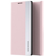 Etui z klapką do Xiaomi Redmi 10C, Side Magnetic, różowe