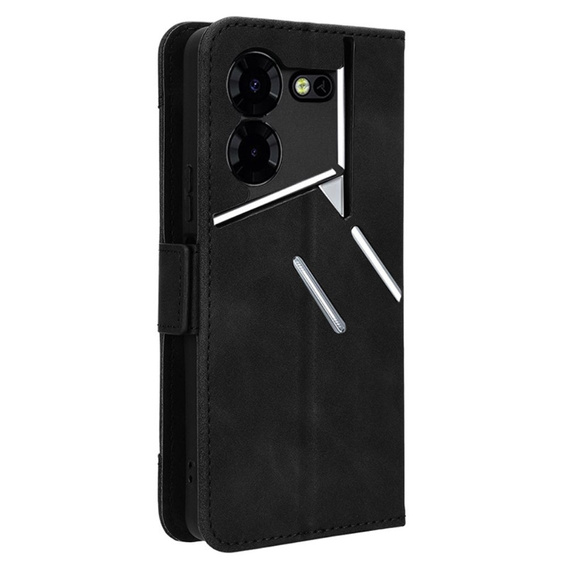 Etui z klapką do Tecno Pova 5 Pro 4G, Card Slot, czarne