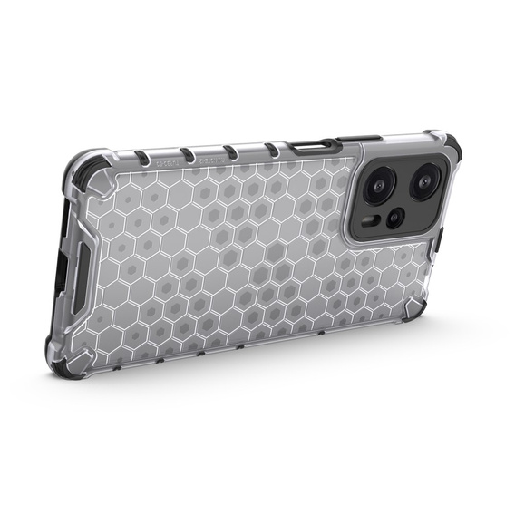 Etui Honeycomb do Xiaomi Poco F5, Szare