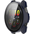 2w1 Etui + Szkło Hartowane do Garmin Forerunner 265, Granatowe