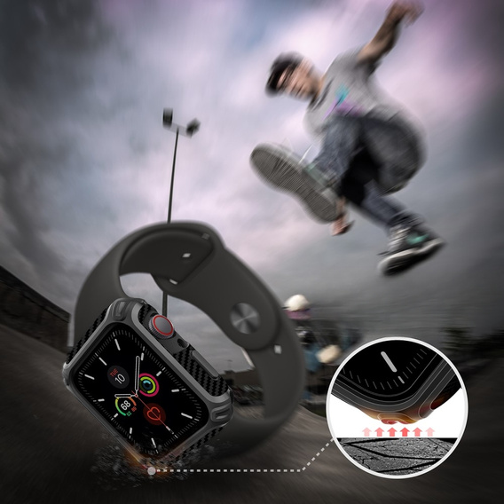 Etui Ochronne TPU do Apple Watch 7/8/9 41mm, Czarne