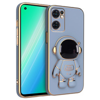 Etui do Oppo Reno 7 5G, Astronaut, niebieskie