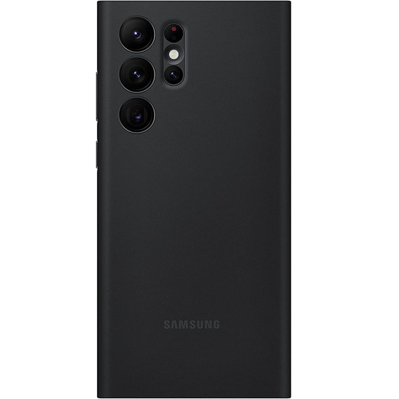 Oryginalne Etui Samsung do Galaxy S23 Ultra, S View Wallet Cover, Czarne