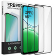2x Szkło Hartowane do Oppo A5 5G / A5m, ERBORD 3D pełne, szybka na cały ekran
