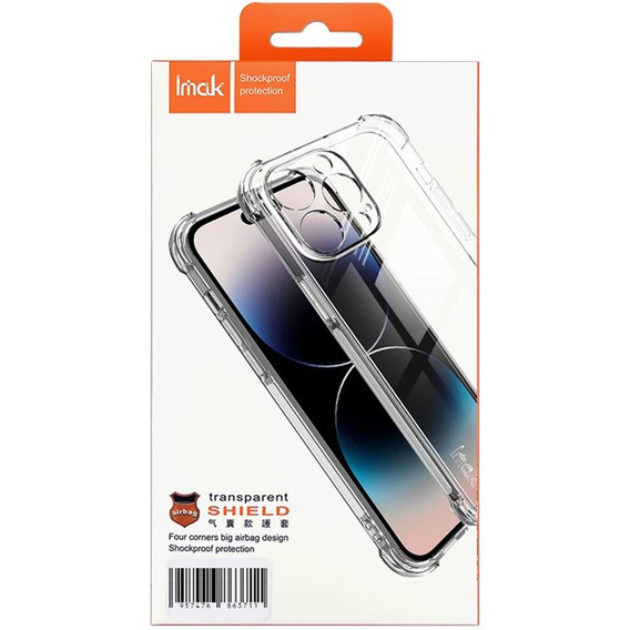 Etui IMAK do Oppo Reno 10 / 10 Pro, Dropproof, przezroczyste