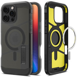 Etui Spigen do iPhone 16 Pro Max, Tough Armor Mag MagSafe, przydymione czarne