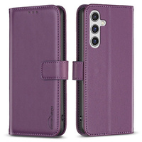 Etui z klapką do Samsung Galaxy A35 5G,BINFEN Wallet, ciemnofioletowe