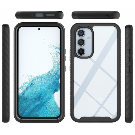 Etui do Samsung Galaxy A34 5G, Shockproof, z folią, czarne