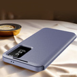 Etui do Samsung Galaxy A56 5G – Smart View z kieszenią na kartę, fioletowe