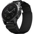 Pasek Nylonowy Quickfit do Garmin Fenix 5/6/6 PRO/7/8 47mm Forerunner 965/955/945, Czarny