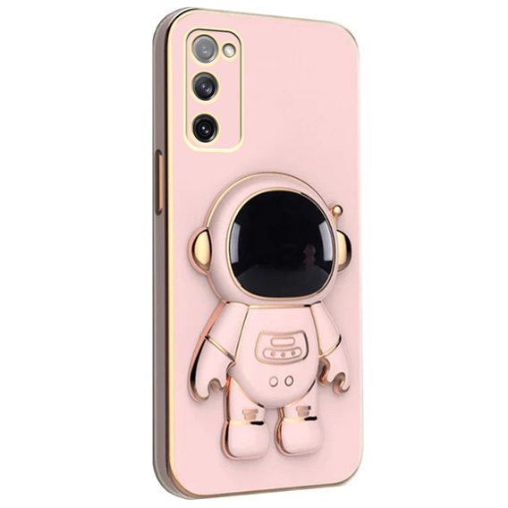 Etui do Samsung Galaxy S20 FE, Astronaut, różowe rose gold