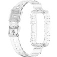 Pasek Silikonowy do Huawei Band 8 / Huawei Band 9 / Huawei Band 10, Przezroczysty