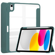 Etui do iPad 10.9" 2022 (10 gen.) / iPad 11" 2025 A16 (11 gen.), Smartcase Hybrid, z miejscem na rysik, ciemnozielone