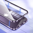 Etui do iPhone 15 Pro, ERBORD Glass Armor 360, fioletowe