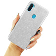 Etui Glitter Case do Samsung Galaxy A11 / M11, Silver