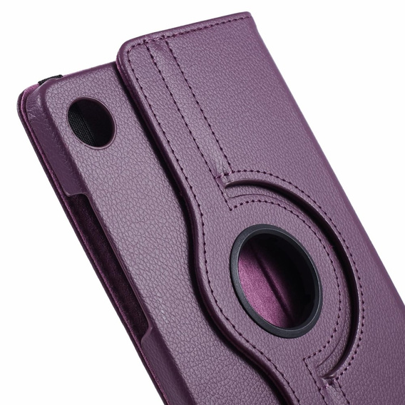 Etui do Samsung Galaxy Tab A11/A9, Obrotowe 360, fioletowe
