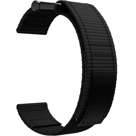 Pasek nylonowy do Garmin Fenix 7X/6X Pro/Tactix 7 26mm, Black