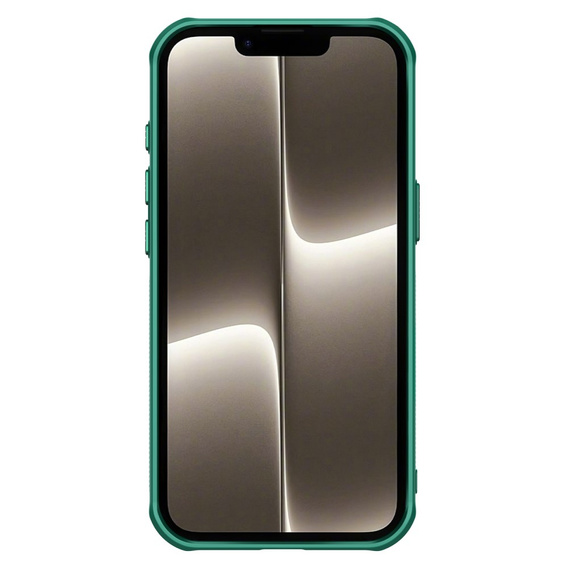 Etui do iPhone 16e, pancerne Nillkin, Icelade Prop, do Magsafe, zielone