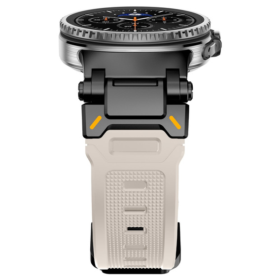 Pasek Silikonowy do Samsung Galaxy Watch 8 / 8 Classic, Beżowy