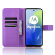 Etui z klapką do Motorola Moto G24 / G24 Power / G04, Wallet Smart Magnet, fioletowe
