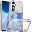 Etui do Samsung Galaxy S24, Card Holder, przezroczyste