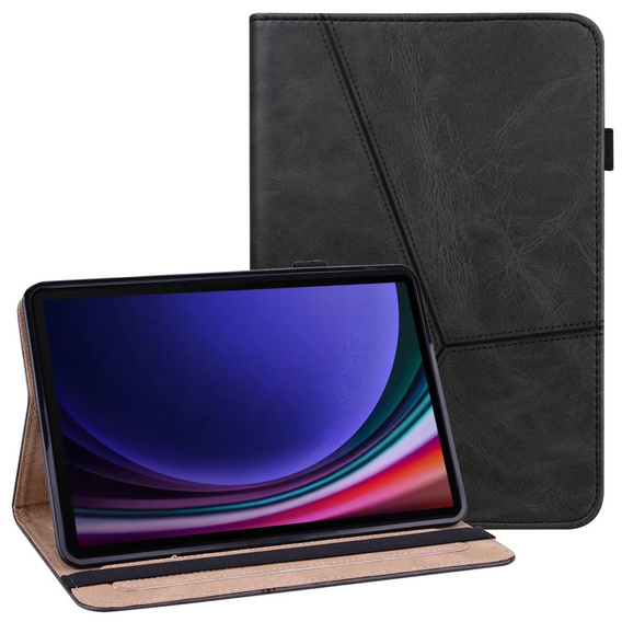 Etui do Samsung Galaxy Tab S9 / S9 FE / S10 FE, Classic, z miejscem na rysik, czarne