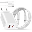 SZYBKA ŁADOWARKA USB-C 20W + KABEL 1M do IPHONE X 11 12 13 14 Pro Max