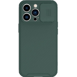 Etui do iPhone 13 Pro, Camera Slide, zielone