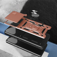 Etui pancerne do Honor 400 Lite, CamShield Slide, różowe