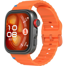 Pasek Silikonowy do Huawei Watch Fit 4 / 4 Pro / 3, Pomarańczowy