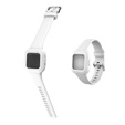 Pasek Silikonowy do Garmin Vivofit Jr 3, Biały