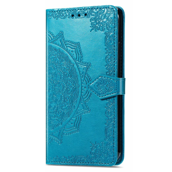 Etui z klapką do Xiaomi 12T / 12T Pro, Mandala, niebieskie