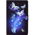 Etui do Samsung Galaxy Tab A8 10.5 SM-X200 SM-X205, Kwiaty i motyle