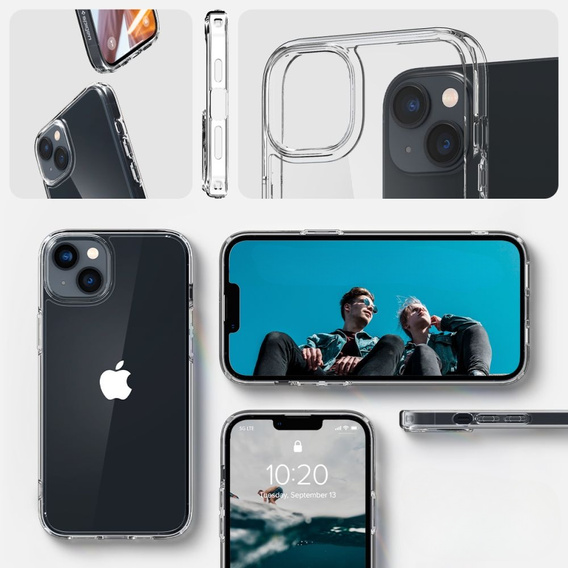 Etui Spigen do iPhone 14, Ultra Hybrid, Crystal Clear, przezroczyste