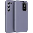 Etui z klapką do Samsung Galaxy S23+ Plus, Smart View Wallet, fioletowe