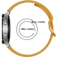 Pasek Silikonowy do Samsung Galaxy Watch 4/5/6 40/42/43/44/45/46/47mm, Żółty