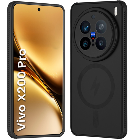 Etui do Vivo X200 Pro 5G, MagSafe, czarne