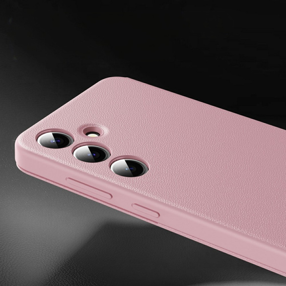 Etui do Samsung Galaxy A56 5G – Smart View z kieszenią na kartę, różowe