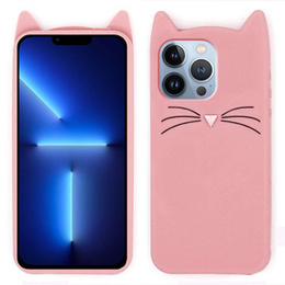Etui 3D KOT do iPhone 13 Pro Max, Pink
