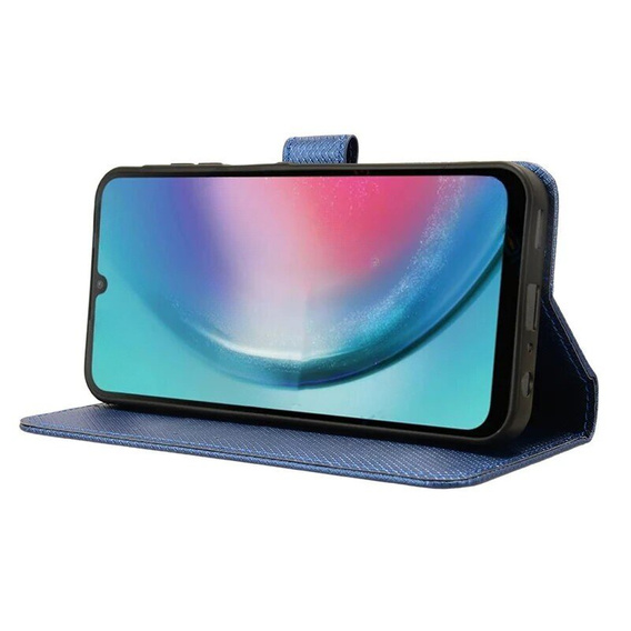 Etui z klapką do Samsung Galaxy M55 5G, Wallet Smart Magnet, niebieskie