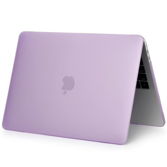 Etui do MacBook Air 13 A2337 M1 A2179 A1932, Hard Case Obudowa, Jasno fioletowe
