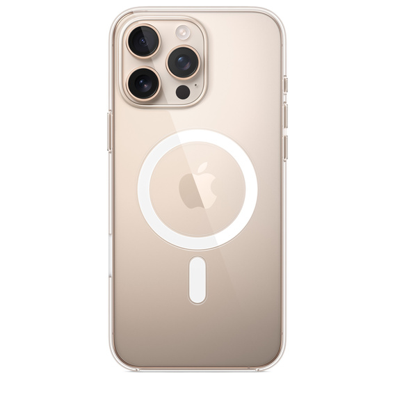 Oryginalne Etui Apple do iPhone 16 Pro Max Clear Case MagSafe MA7F4ZM/A - przezroczyste