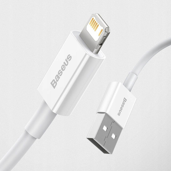 BASEUS Calys-A02 Superior Kabel Lightning 1M/2.4A, White