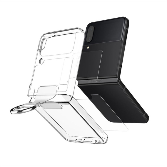 Etui SPIGEN do Samsung Galaxy Z Flip 4, Thin Fit Ring, Clear